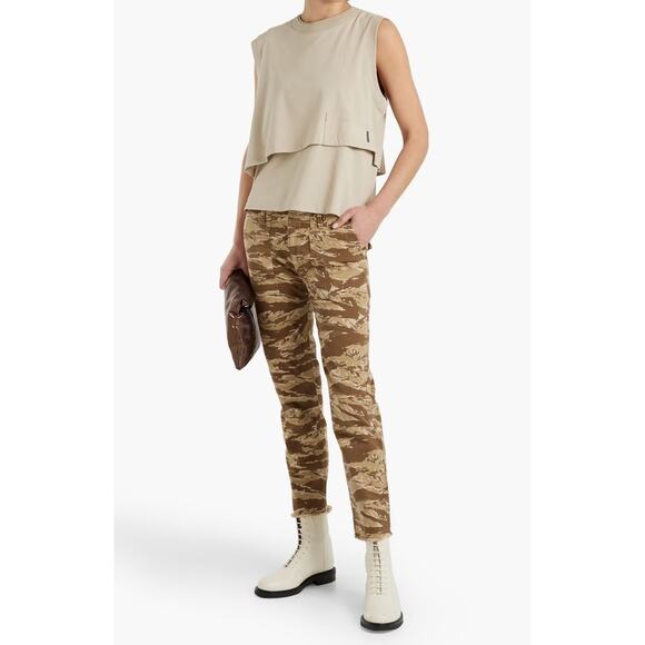 Nili Lotan - Jenna Cropped Pants in Khaki Camo - Picture 5 of 5